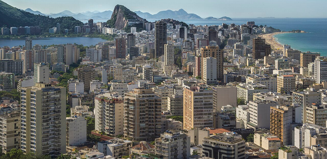 Vue sur Ipanema, Leblon et la lagune à Rio de Janeiro