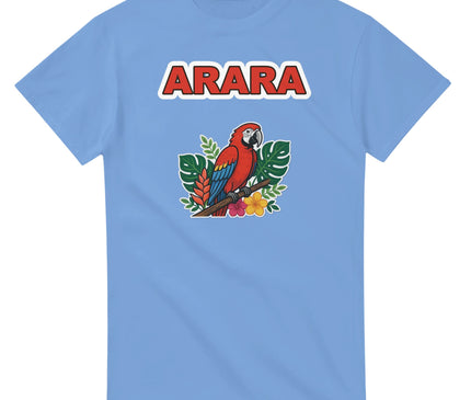 T-shirt Brésil — Perroquet ara rouge Brazilina