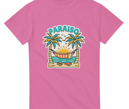 Hamac entre palmiers — T-shirt PARAÍSO Brazilina