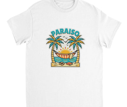 Hamac entre palmiers — T-shirt PARAÍSO Brazilina