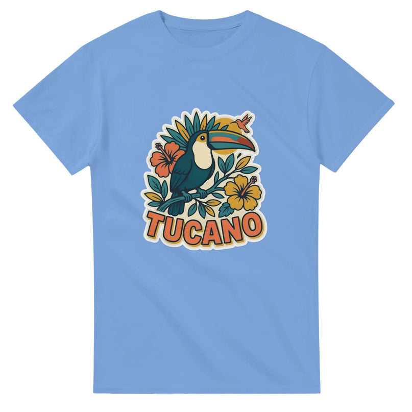 T-shirt Brésil — Toucan & paysage rétro Brazilina