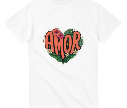 Cœur tropical AMOR — T-shirt Brazilina