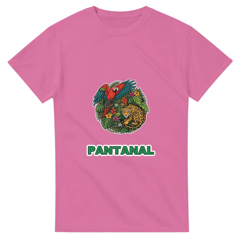 T-shirt Brésil — Perroquet & jaguar (faune) Brazilina