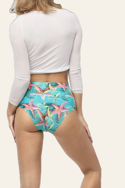 Culotte brésilienne taille haute marine — vue 2