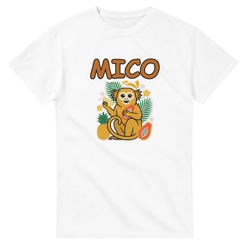 Ouistiti & fruits — T-shirt tropical fun Brazilina