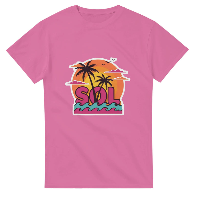 T-shirt Brésil — Coucher de soleil & palmiers Brazilina