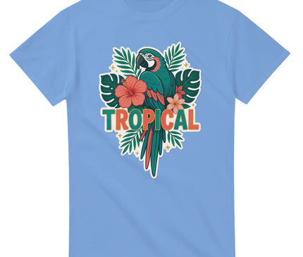 T-shirt Brésil — Perroquet & fleurs exotiques Brazilina