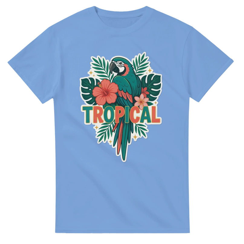 T-shirt Brésil — Perroquet & fleurs exotiques Brazilina