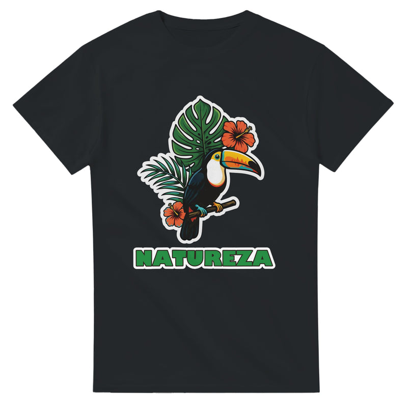 T-shirt Brésil tropical — Toucan & hibiscus Brazilina
