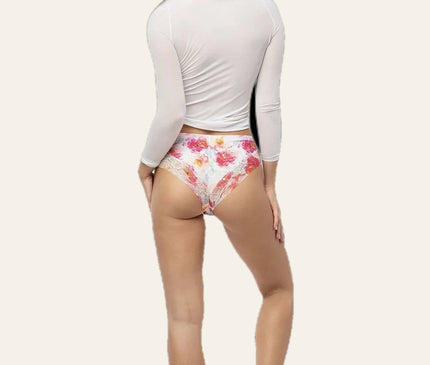 Culotte brésilienne imprimé floral vibrant — vue 2