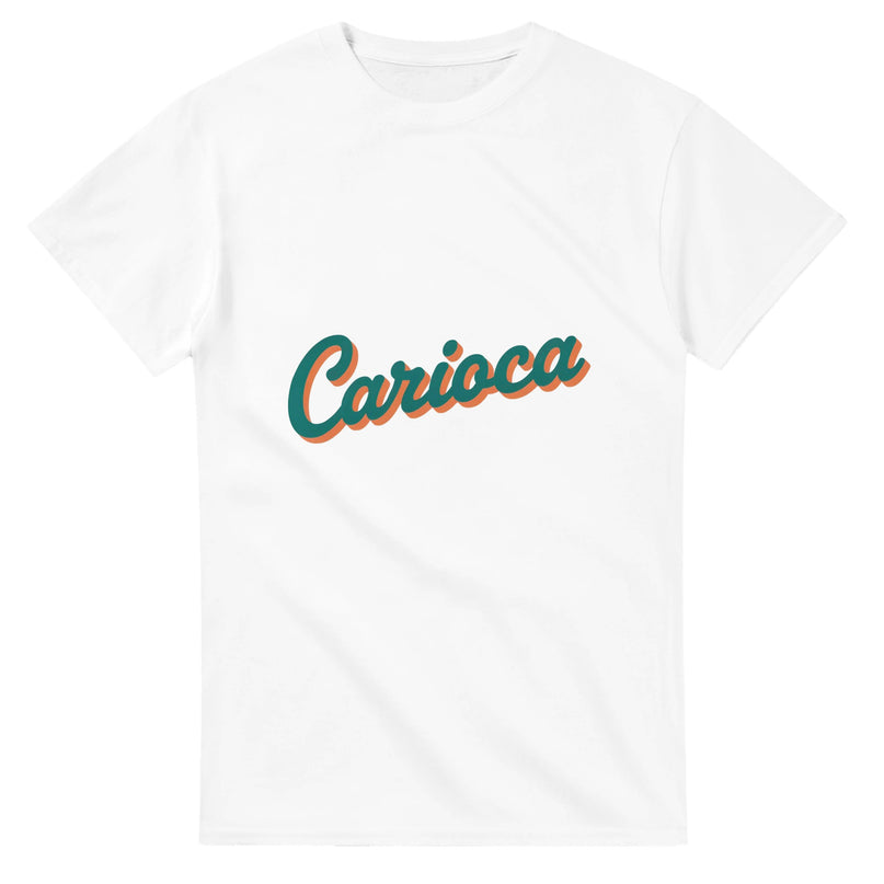 Carioca script rétro — T-shirt Rio Brazilina