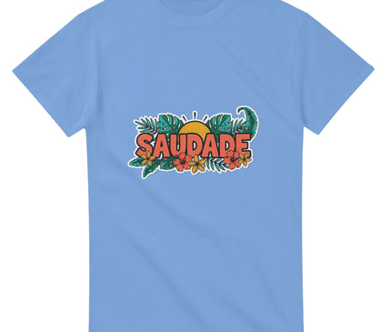 Lettrage SAUDADE — T-shirt tropical Brazilina