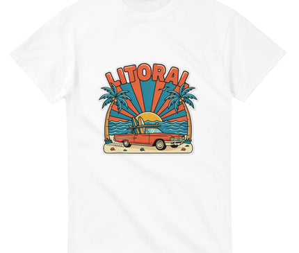 T-shirt Brésil — Voiture vintage & plage Brazilina