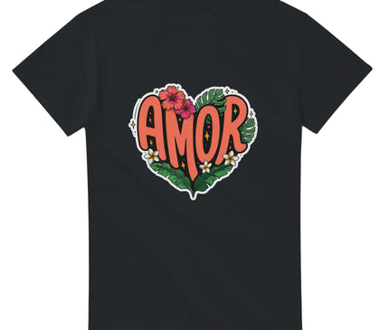 Cœur tropical AMOR — T-shirt Brazilina