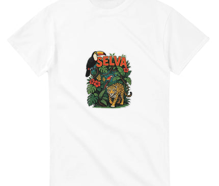 T-shirt Brésil — Toucan & jaguar amazoniens Brazilina