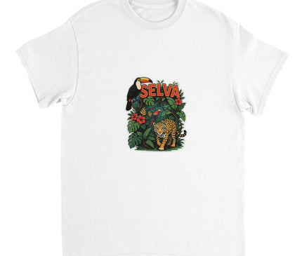 T-shirt Brésil — Toucan & jaguar amazoniens Brazilina