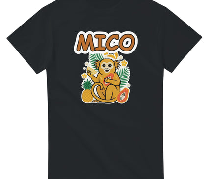 Ouistiti & fruits — T-shirt tropical fun Brazilina