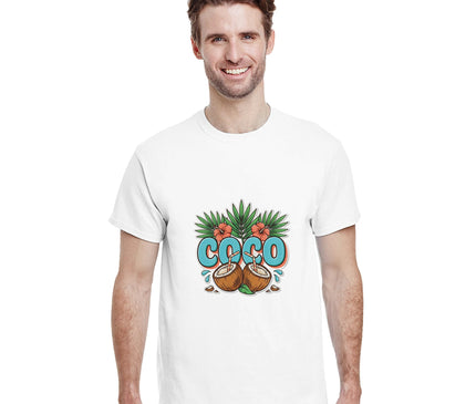 T-shirt Brésil — Noix de coco tropicales Brazilina