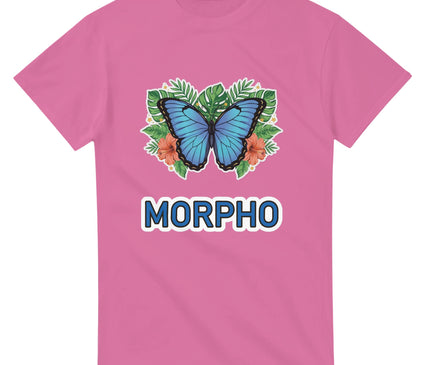 Papillon morpho bleu — T-shirt tropical Brazilina