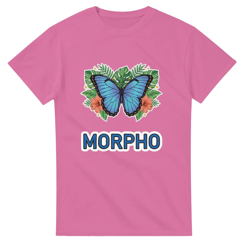 Papillon morpho bleu — T-shirt tropical Brazilina