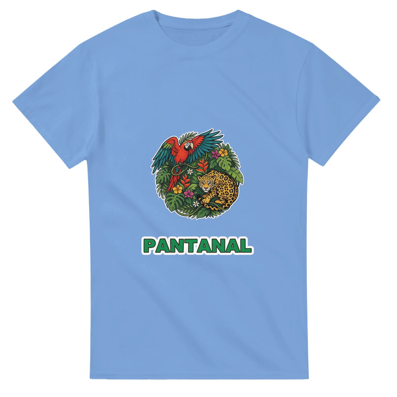 T-shirt Brésil — Perroquet & jaguar (faune) Brazilina