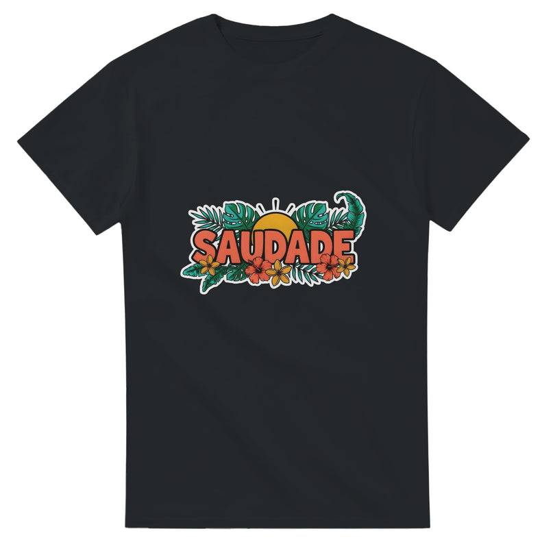 Lettrage SAUDADE — T-shirt tropical Brazilina