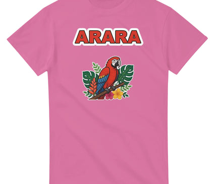 T-shirt Brésil — Perroquet ara rouge Brazilina