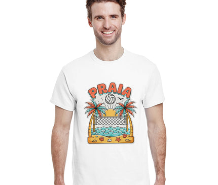 T-shirt Brésil — Beach-volley rétro Brazilina