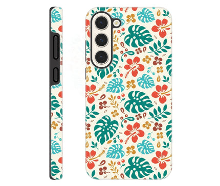Coque Monstera & hibiscus Brésil — Samsung