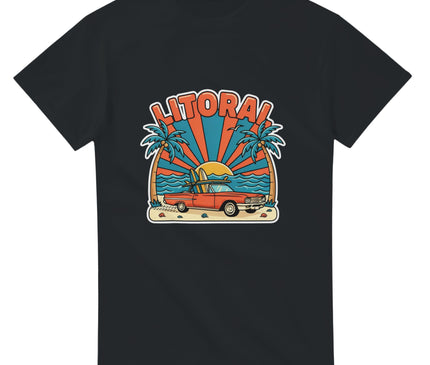 T-shirt Brésil — Voiture vintage & plage Brazilina