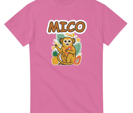 Ouistiti & fruits — T-shirt tropical fun Brazilina