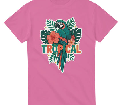 T-shirt Brésil — Perroquet & fleurs exotiques Brazilina