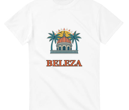 T-shirt Brésil — Palmiers & dôme colonial Brazilina