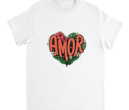 Cœur tropical AMOR — T-shirt Brazilina