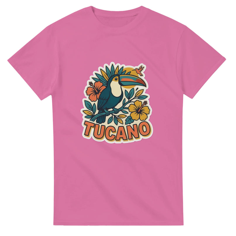 T-shirt Brésil — Toucan & paysage rétro Brazilina