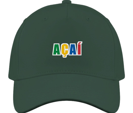 casquette-bresil-acai Vert bouteille