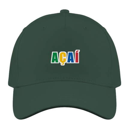 casquette-bresil-acai Vert bouteille
