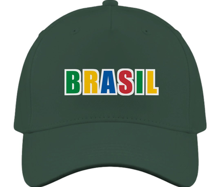 casquette-bresil-brasil Vert bouteille