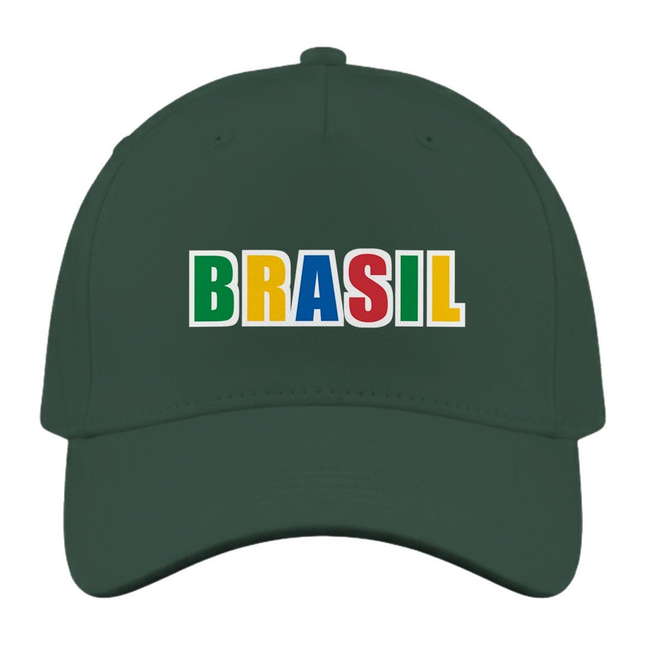 casquette-bresil-brasil Vert bouteille