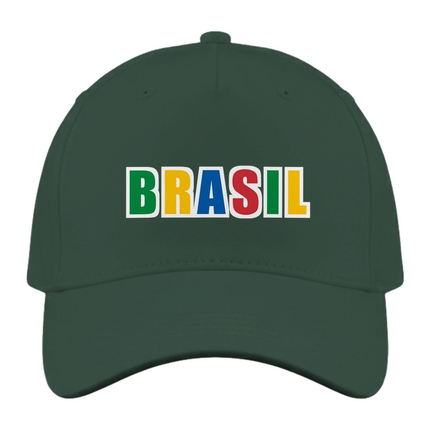 casquette-bresil-brasil Vert bouteille
