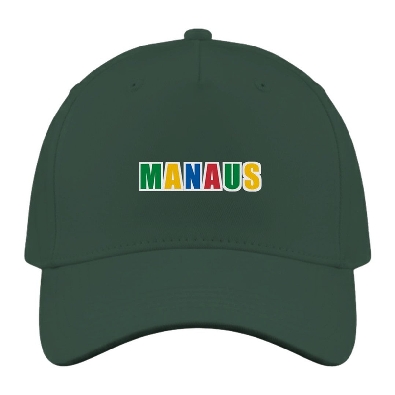 casquette-bresil-manaus Vert bouteille
