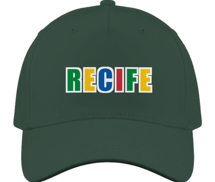 casquette-bresil-recife Vert bouteille