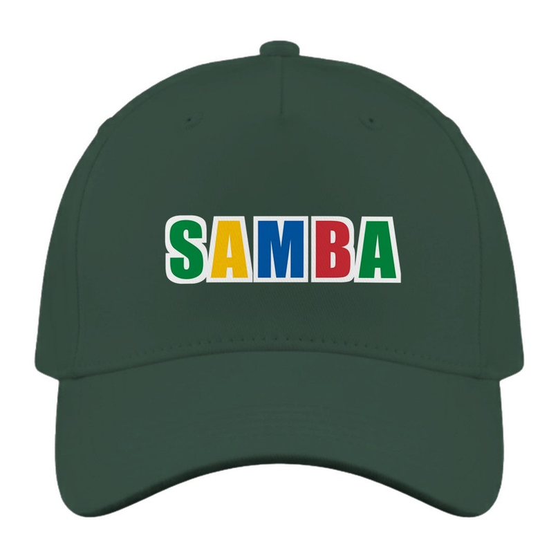 casquette-bresil-samba Vert bouteille