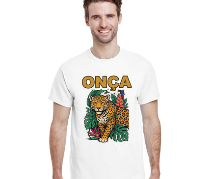 T-shirt Brésil — Jaguar & faune amazonienne Brazilina