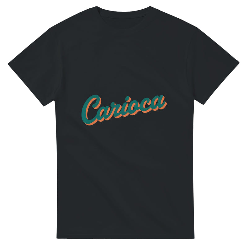 Carioca script rétro — T-shirt Rio Brazilina