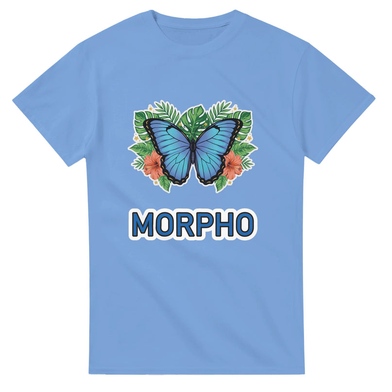 Papillon morpho bleu — T-shirt tropical Brazilina