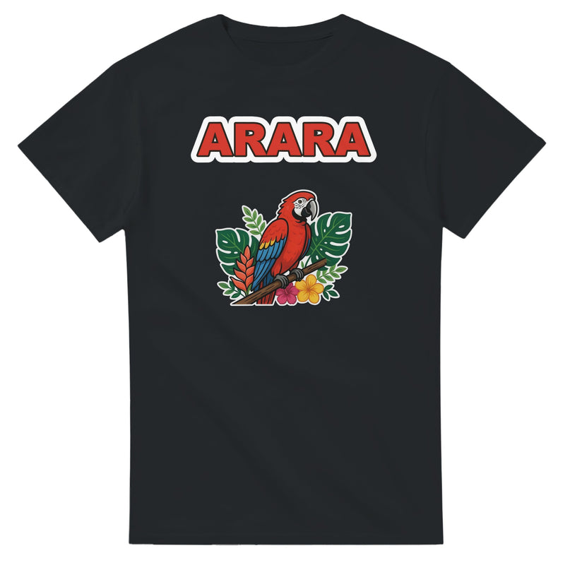 T-shirt Brésil — Perroquet ara rouge Brazilina