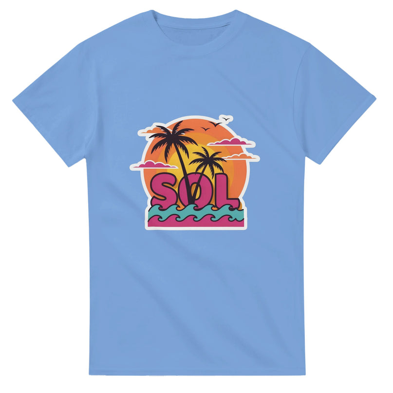 T-shirt Brésil — Coucher de soleil & palmiers Brazilina