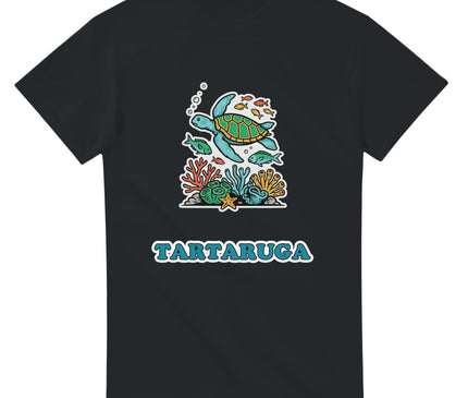 Tortue de mer & récif — T-shirt océan Brazilina