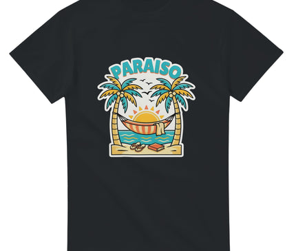 Hamac entre palmiers — T-shirt PARAÍSO Brazilina